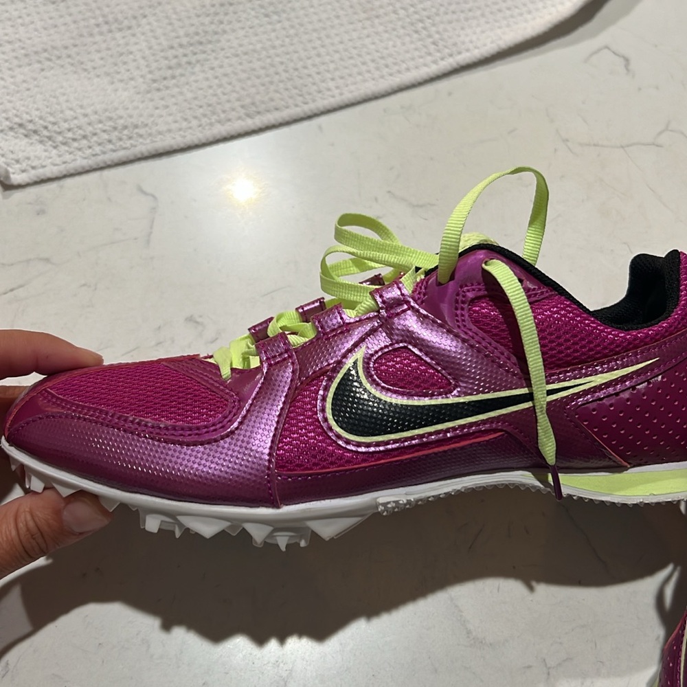 Nike Fuchsia and Lime Running Shoes